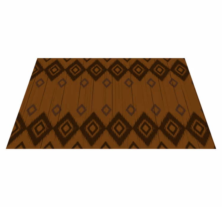Cultural Geometric Element ethnic vinyl rug - TenStickers