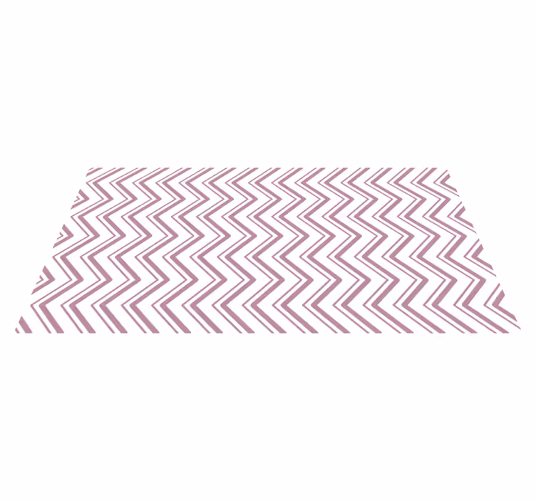 Chevron Zigzag Concept geometric vinyl rug - TenStickers