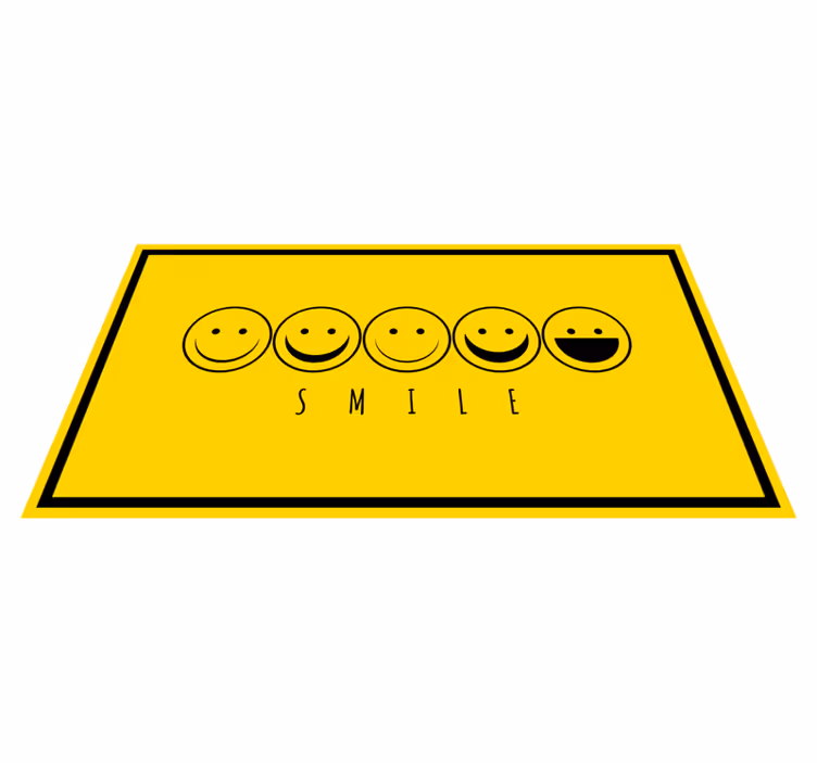 Happy Expressions custom rug - TenStickers