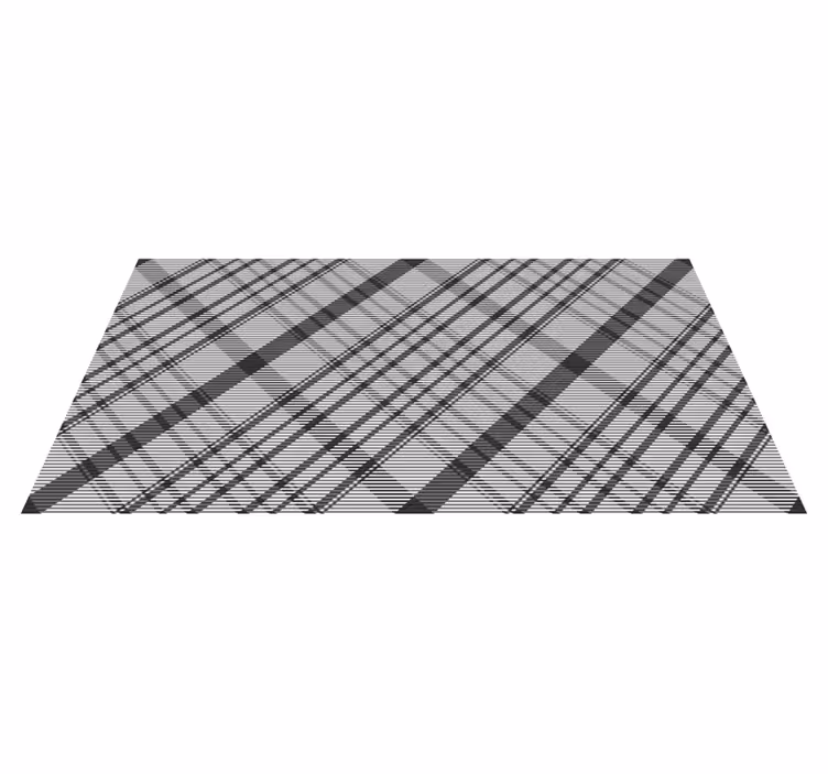 Single colour stripes striped vinyl rug - TenStickers