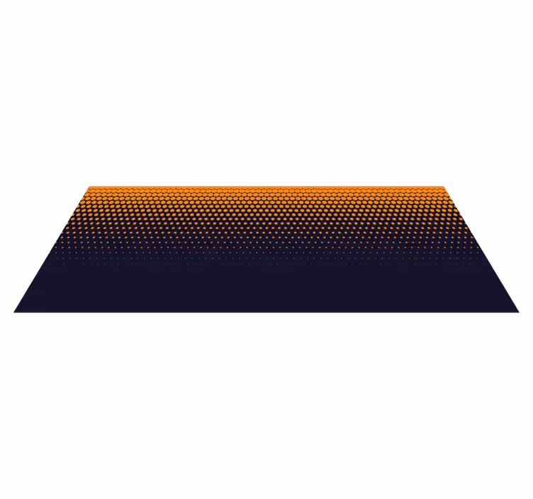 Gradient dots pattern teen vinyl rug - TenStickers
