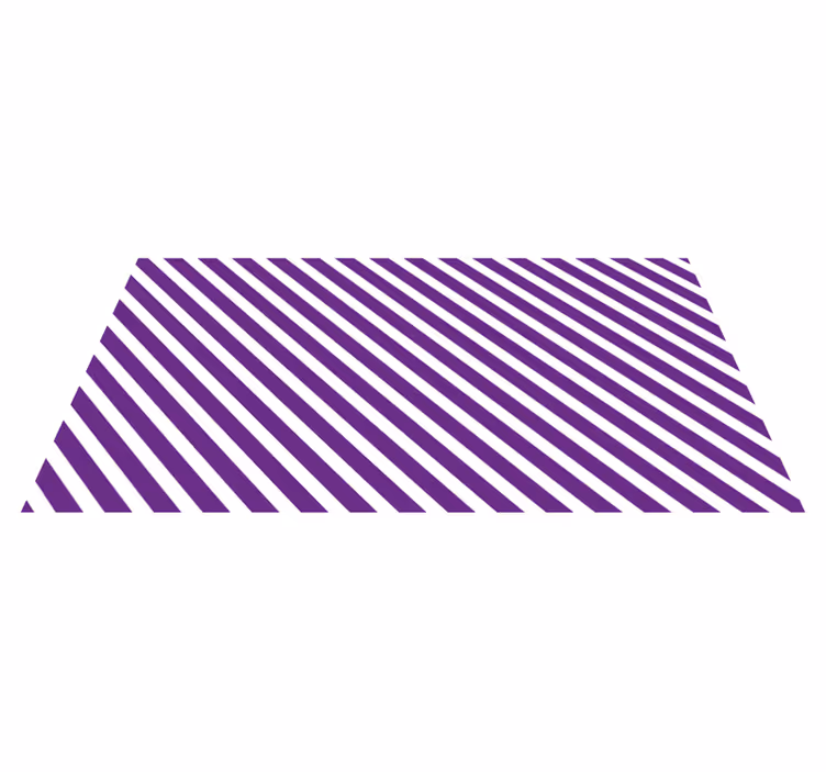 Purple striped path striped vinyl rug - TenStickers