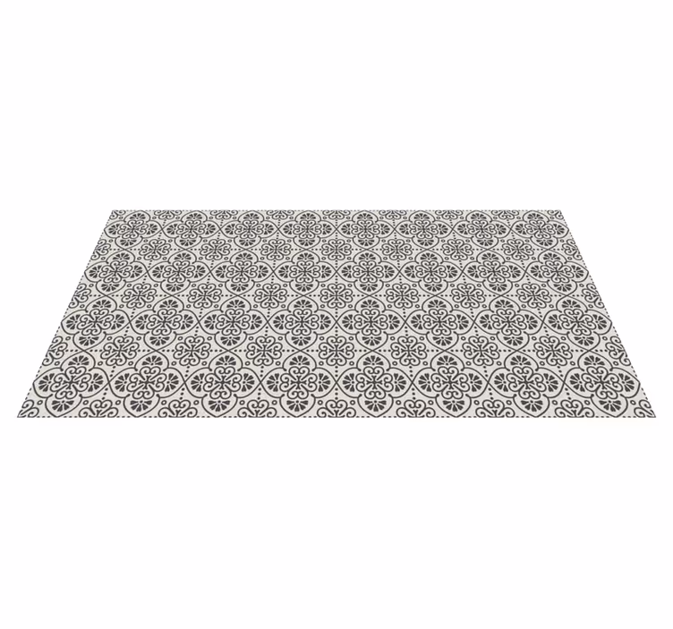 Elegant mosaic pattern mosaic vinyl rug - TenStickers