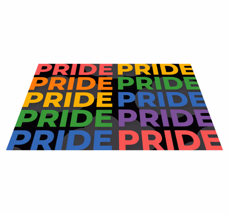 Colorful Pride Statement custom rug - TenStickers
