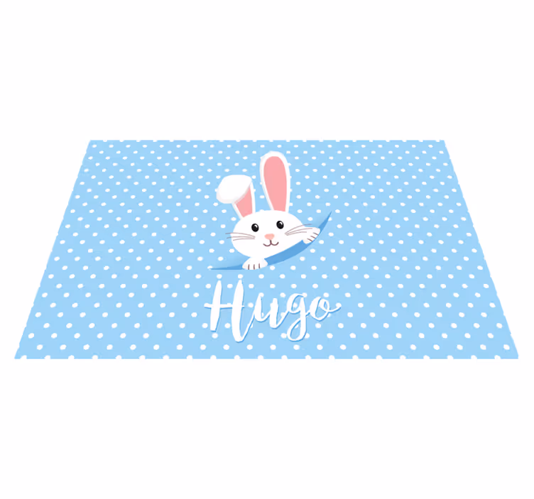 rabbit and moles kids vinyl rug - TenStickers