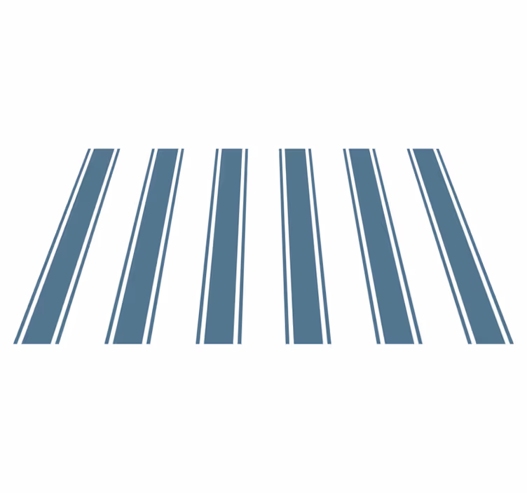 Contemporary Pattern striped vinyl rug - TenStickers
