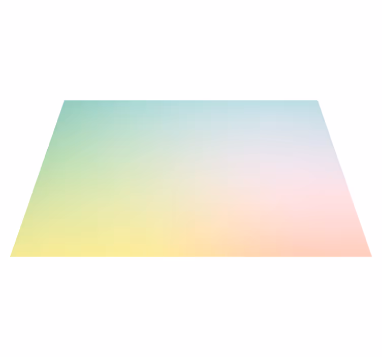 Soft colour fade bedroom vinyl rug - TenStickers