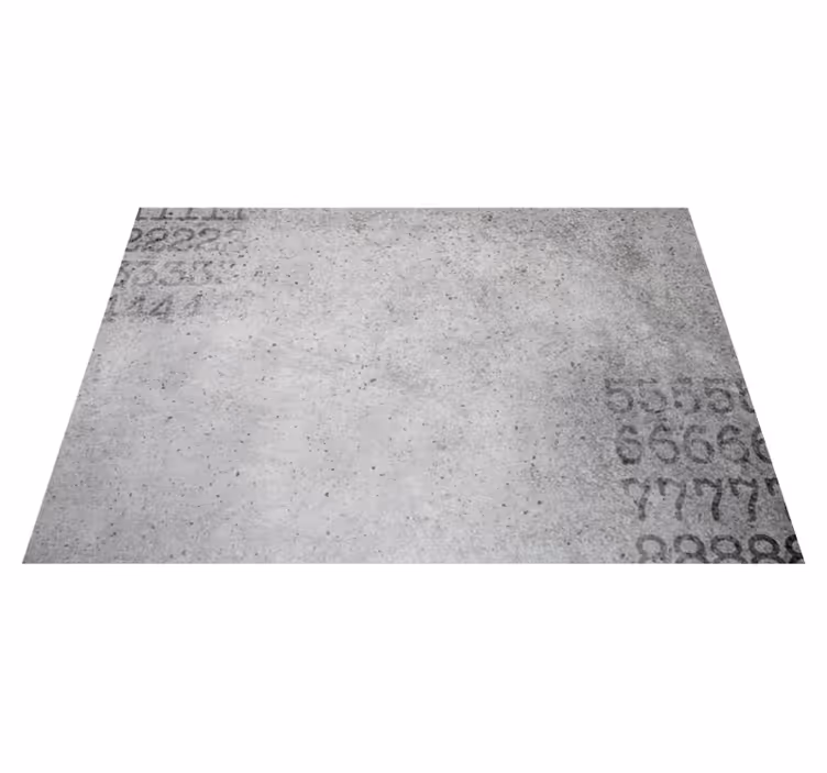 Numerical Stone Texture Rug - TenStickers