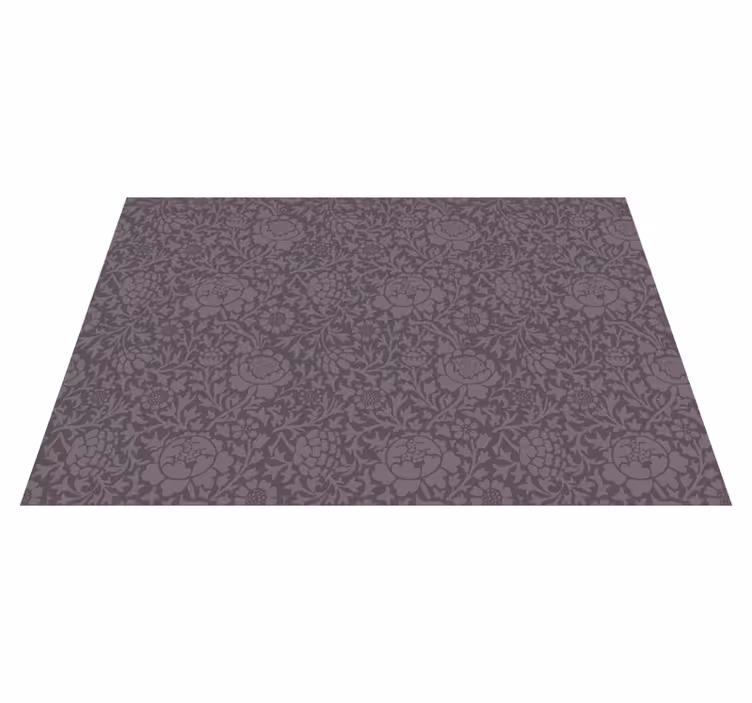 Elegant flower pattern Floral rug - TenStickers
