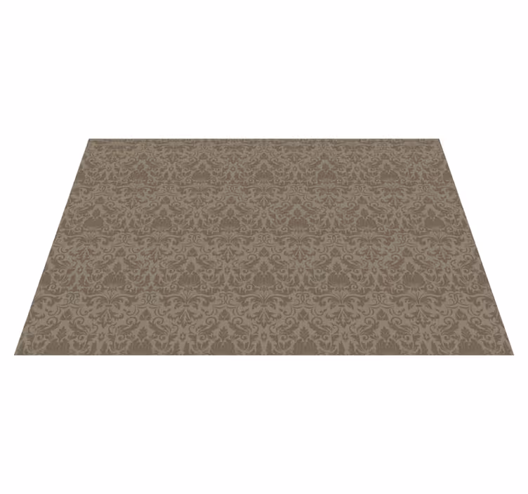 Elegant baroque pattern Vintage style rug - TenStickers