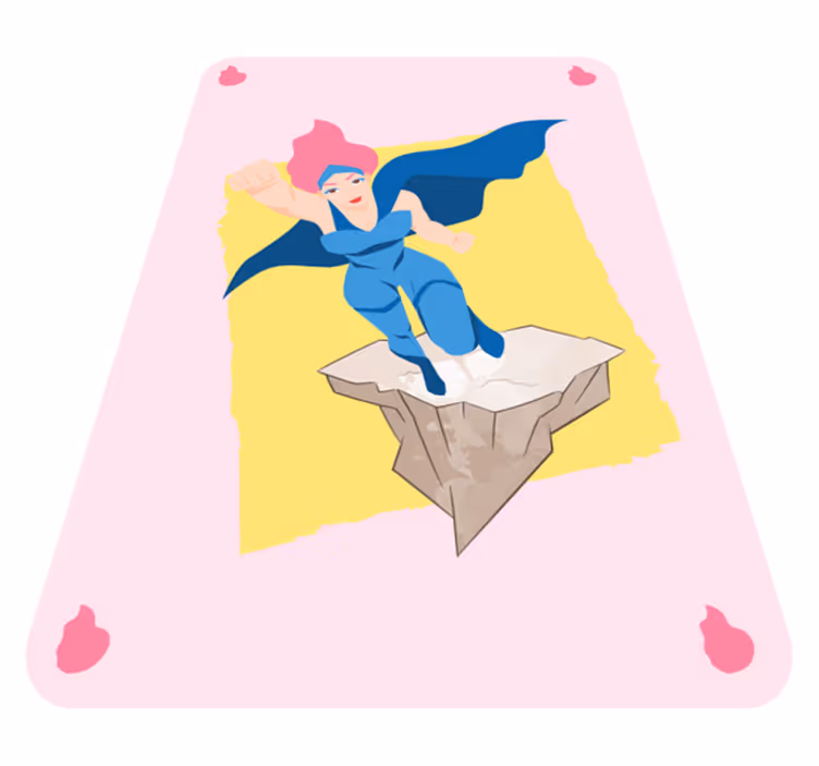 Superhero Adventure Imagery playroom carpet - TenStickers