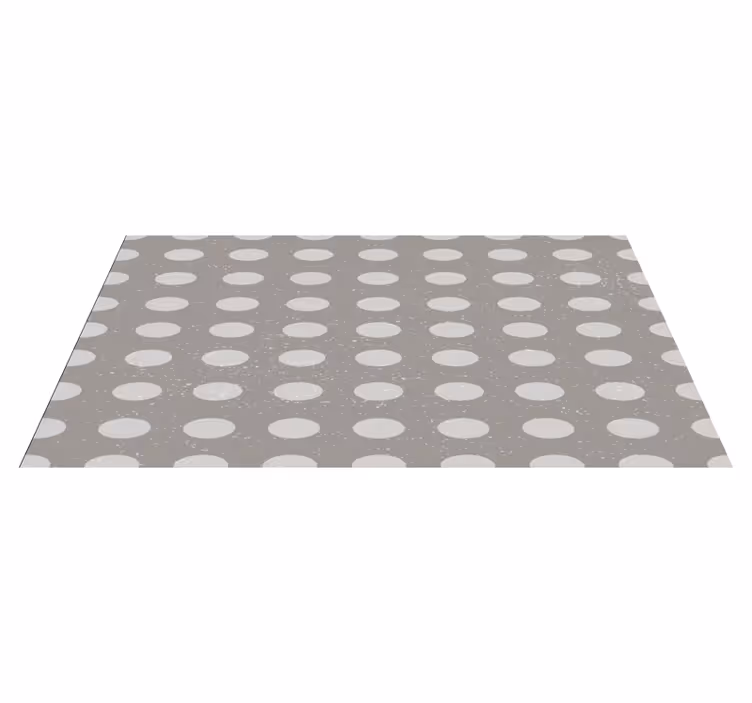 Polka dot pattern striped runner vinyl rug - TenStickers