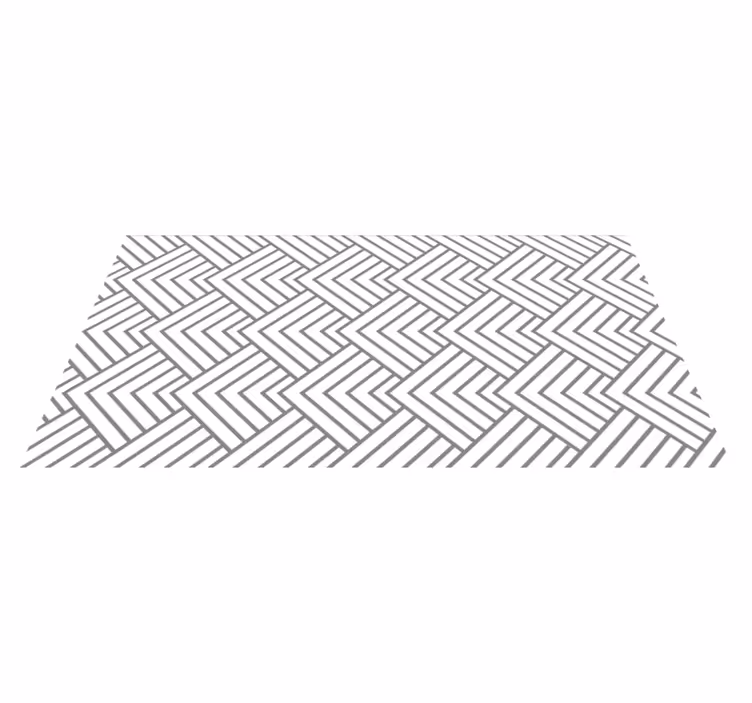 Labyrinth pattern geometric vinyl rug - TenStickers