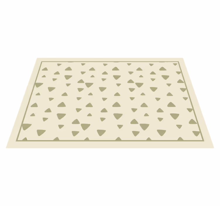 Triangular pattern geometric vinyl rug - TenStickers