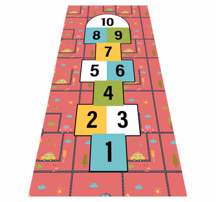 Hopscotch Playtime game mat - TenStickers