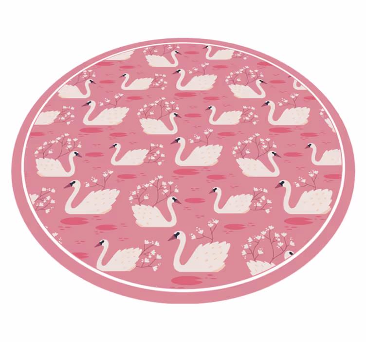 Swan Lake Serenity kids rug - TenStickers