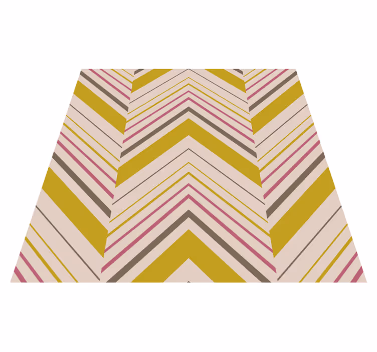 Chevron Stripes striped runner rug - TenStickers