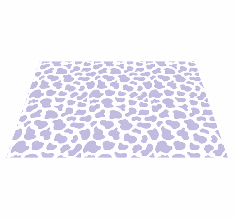 Lavender Leopard Spots animal print carpet - TenStickers