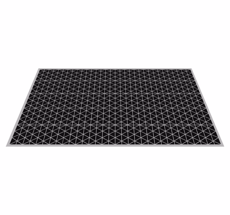Geometric vinyl rug geometric pattern set - TenStickers