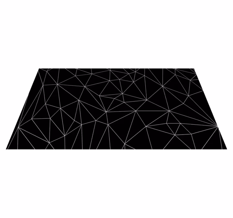 Geometric Stripes geometric vinyl rug - TenStickers