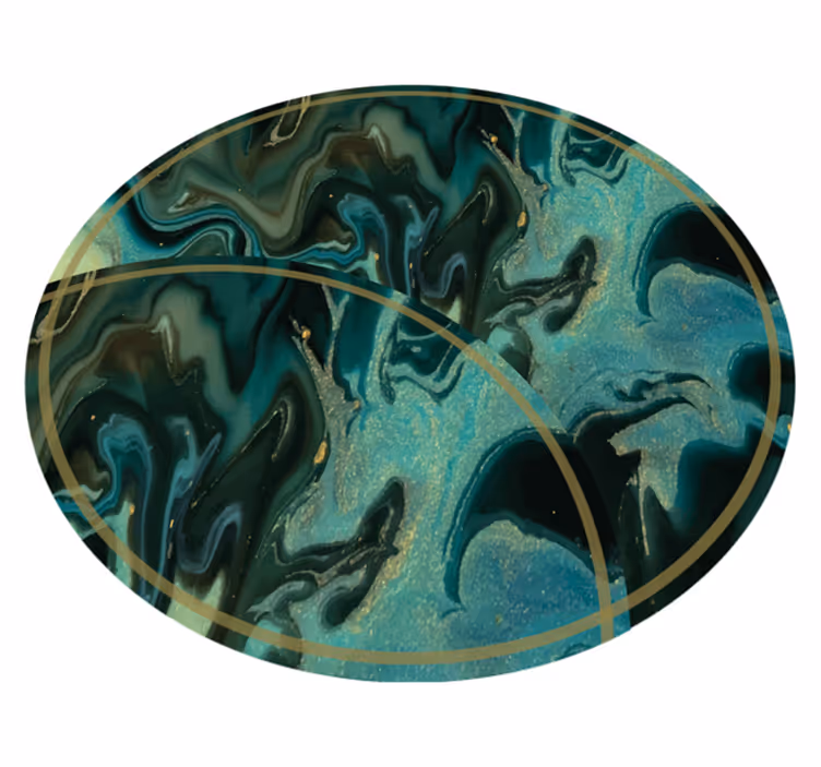 Abstract Marbled Pattern texture rug - TenStickers