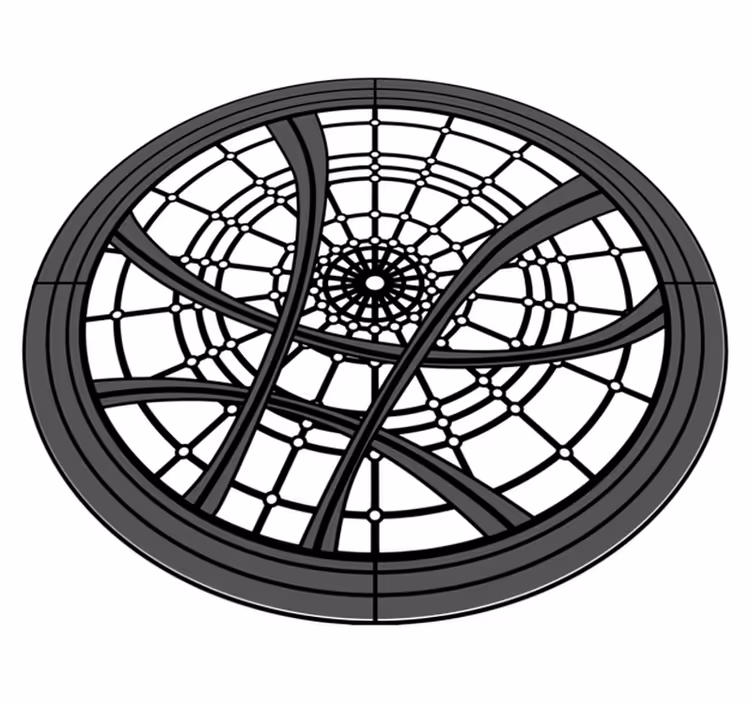 Vinyl rug Dr Strange window teen rug - TenStickers