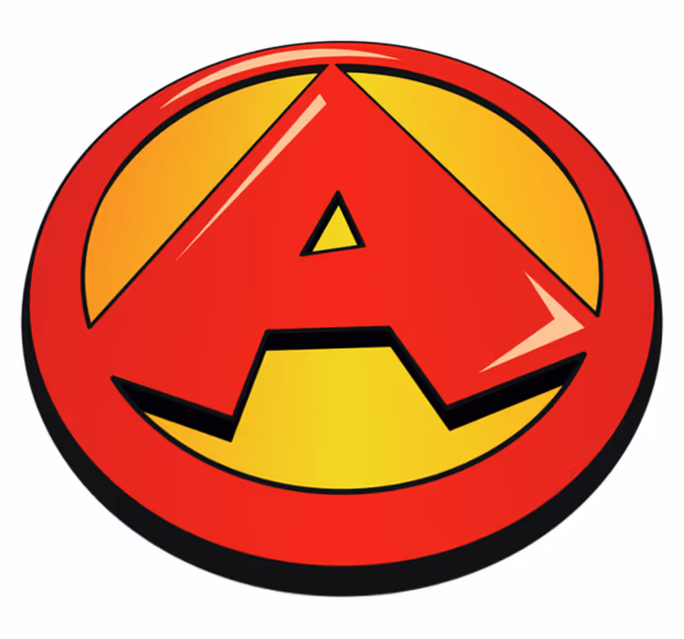 Super initial letter kids rug - TenStickers