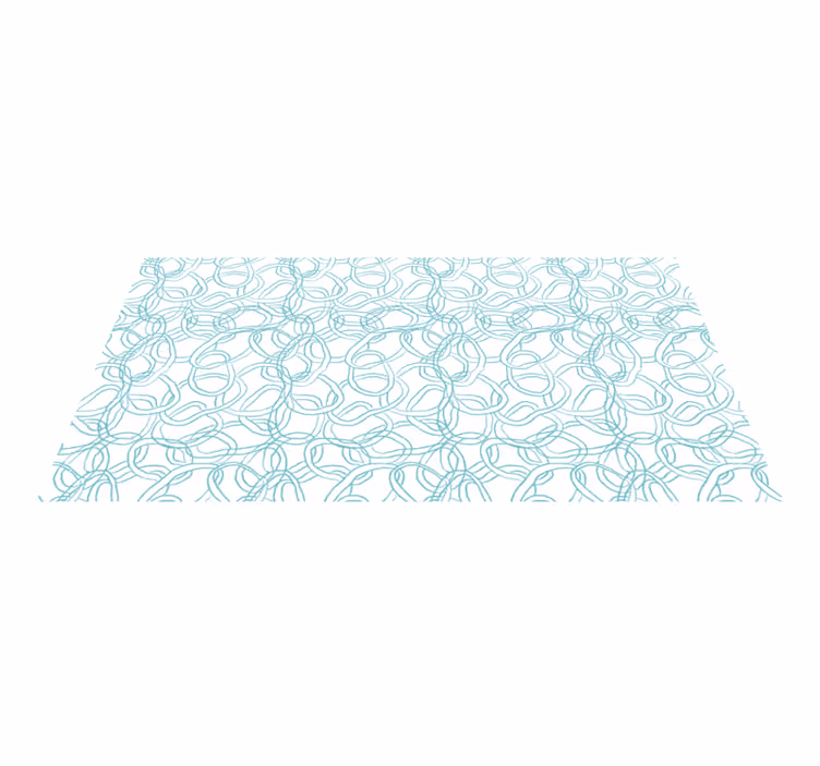 Abstract circular modern rug - TenStickers