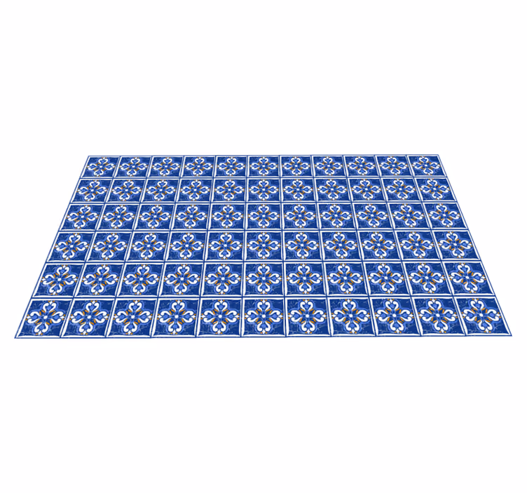 Classic Mediterranean Tiles tile carpet - TenStickers