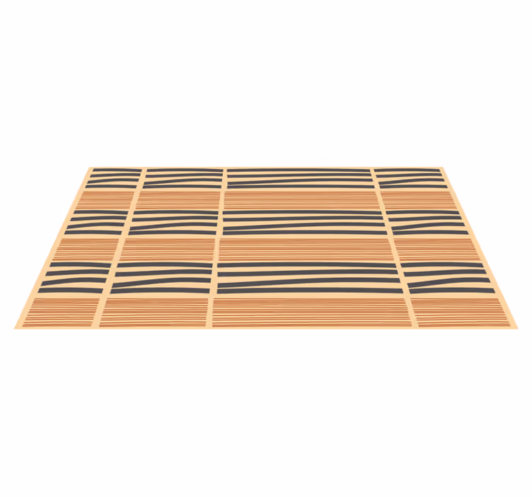 Boho Striped Pattern stripes carpet - TenStickers