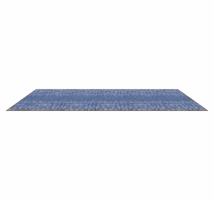 Vintage blue textured vinyl hallway runner - TenStickers