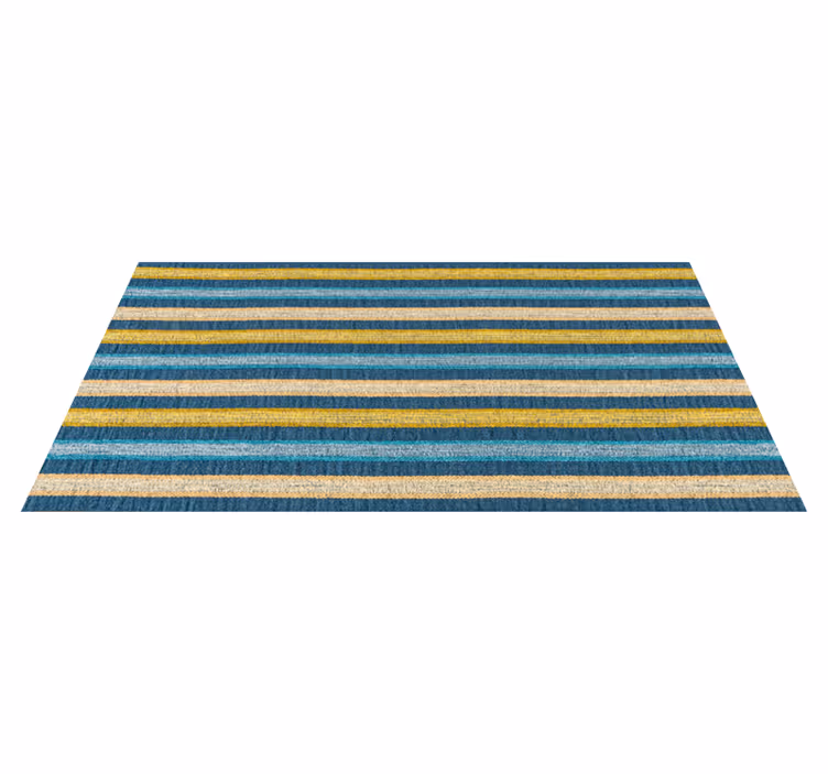 Colorful striped texture design vinyl hallway runner - TenStickers