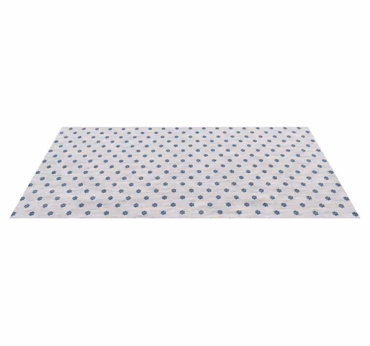 Small flowers pattern vinyl hallway runner - TenStickers