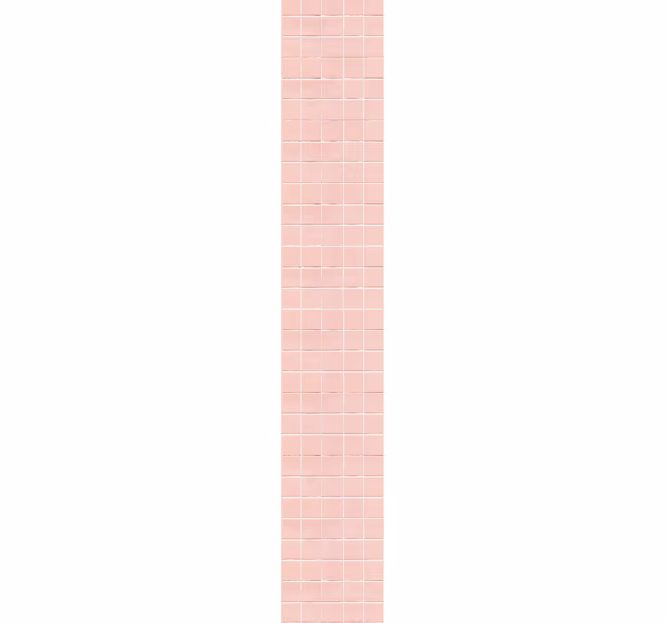 Pink Mosaic Pattern tile effect wallpaper - TenStickers