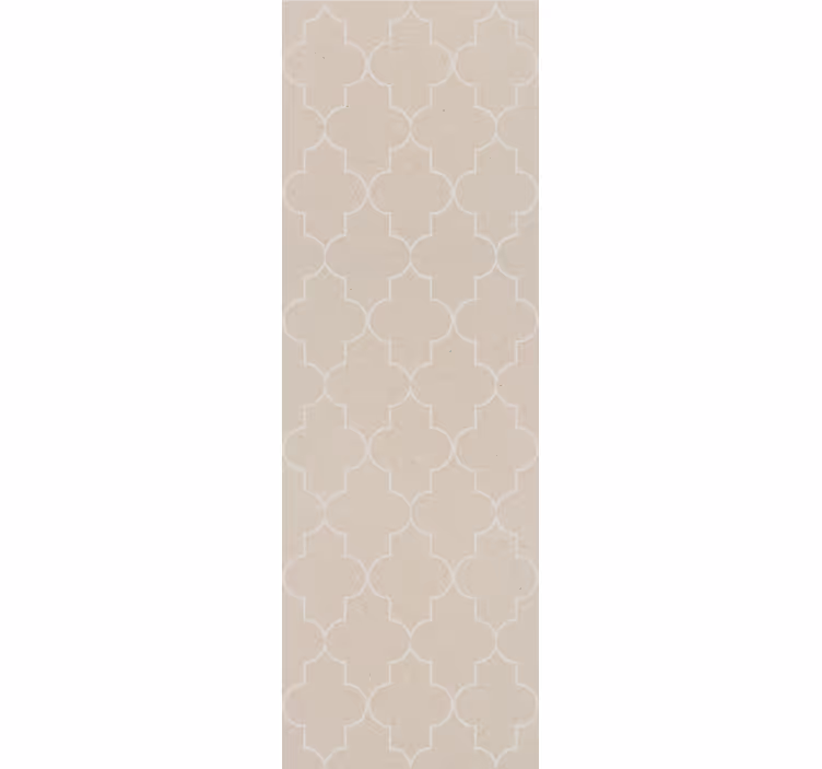 Elegant beige motif master bedroom wallpaper - TenStickers