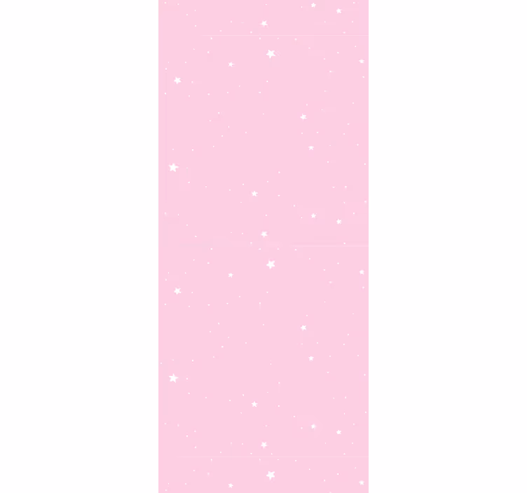 Night pink sky star wallpaper - TenStickers