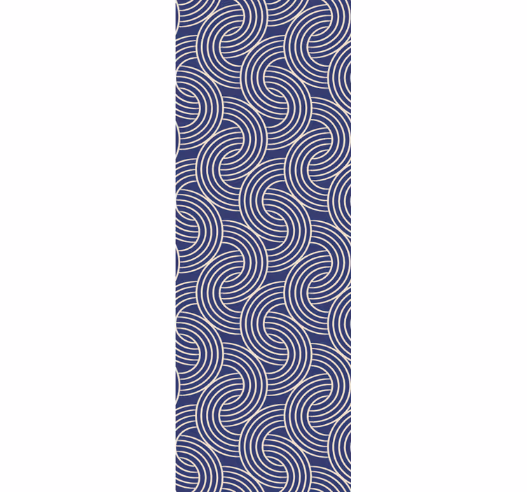 Elegant Spiral Waves geometric wallpaper - TenStickers