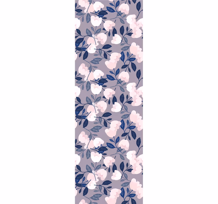 Blossom bloom pattern floral wallpaper - TenStickers