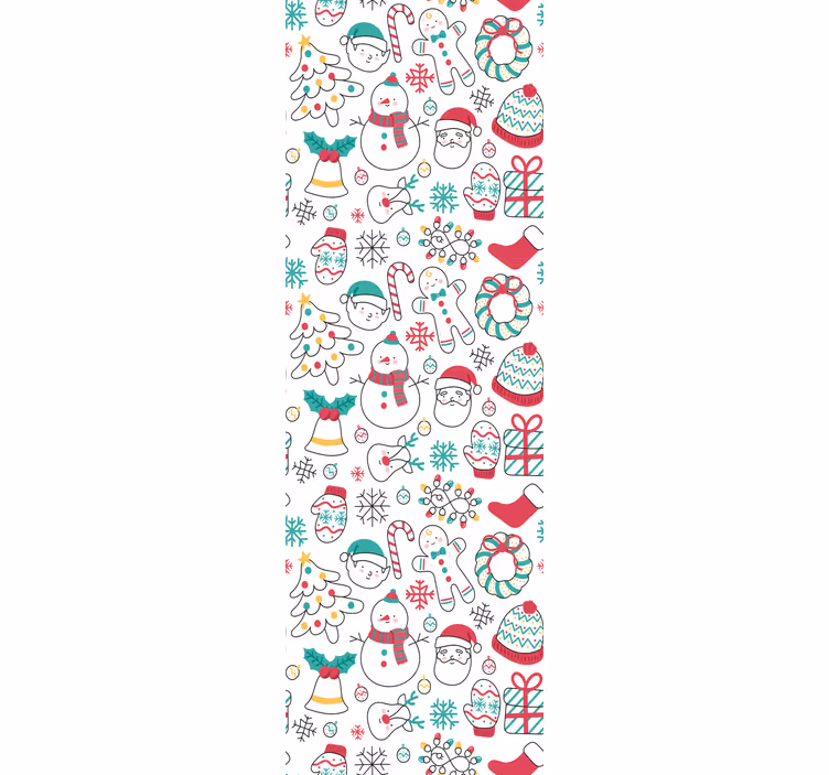 Festive Winter Moments holiday christmas wallpaper - TenStickers