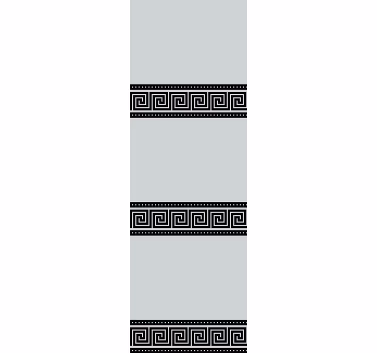 Classic Greek Motif ornamental wallpaper - TenStickers