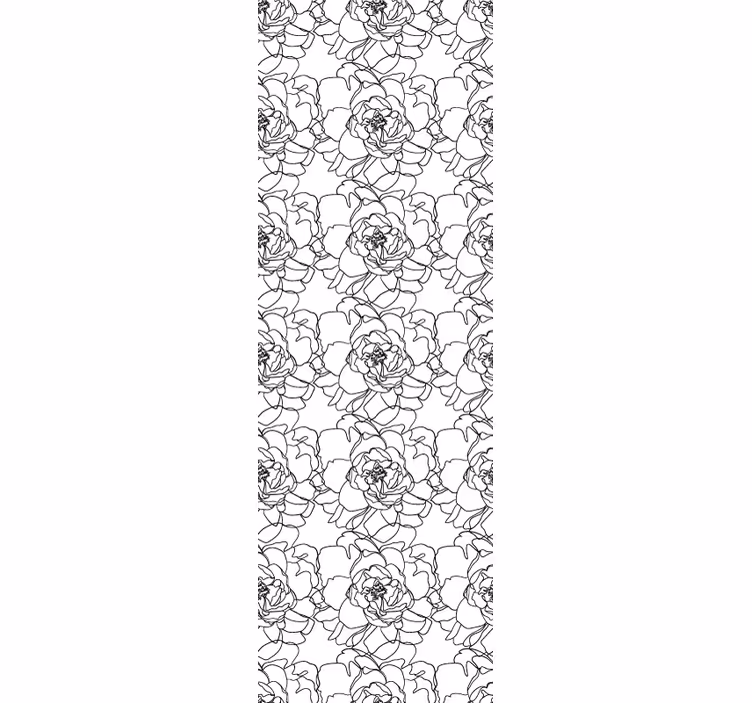 Elegant Flower Bloom floral wallpaper - TenStickers