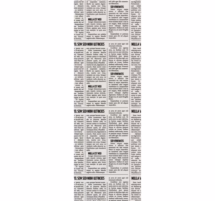 Vintage Newspaper Style custom wallpaper - TenStickers