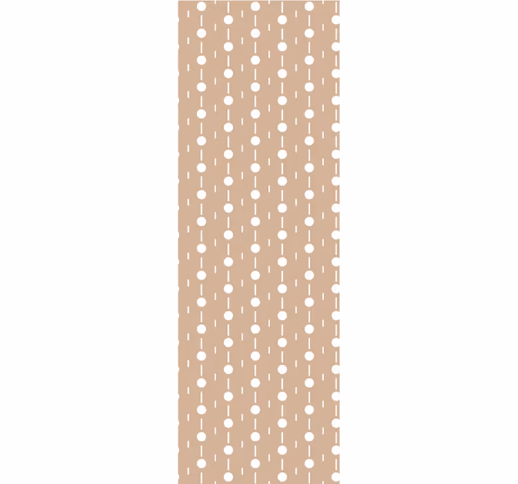 Polka dots wallpaper circular white dots - TenStickers