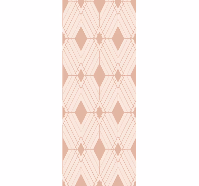 Pastel deco diamons geometric wallpaper - TenStickers