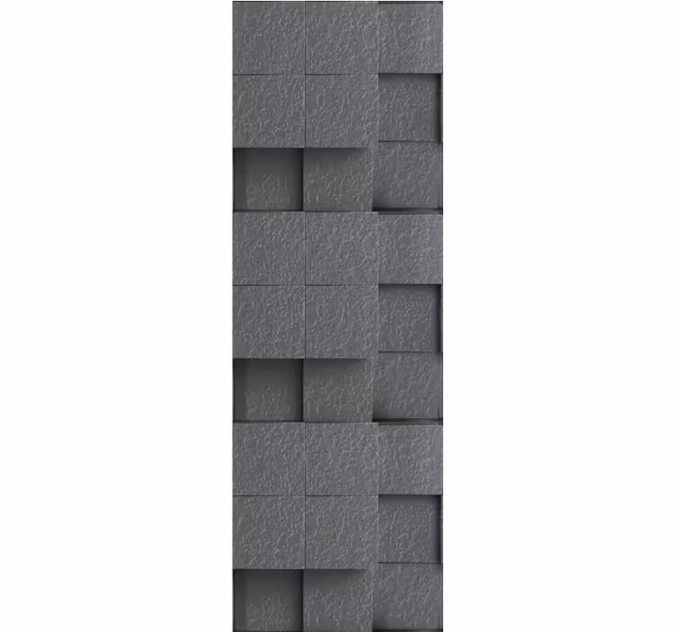 Textured wallpaper textured cube surface - TenStickers