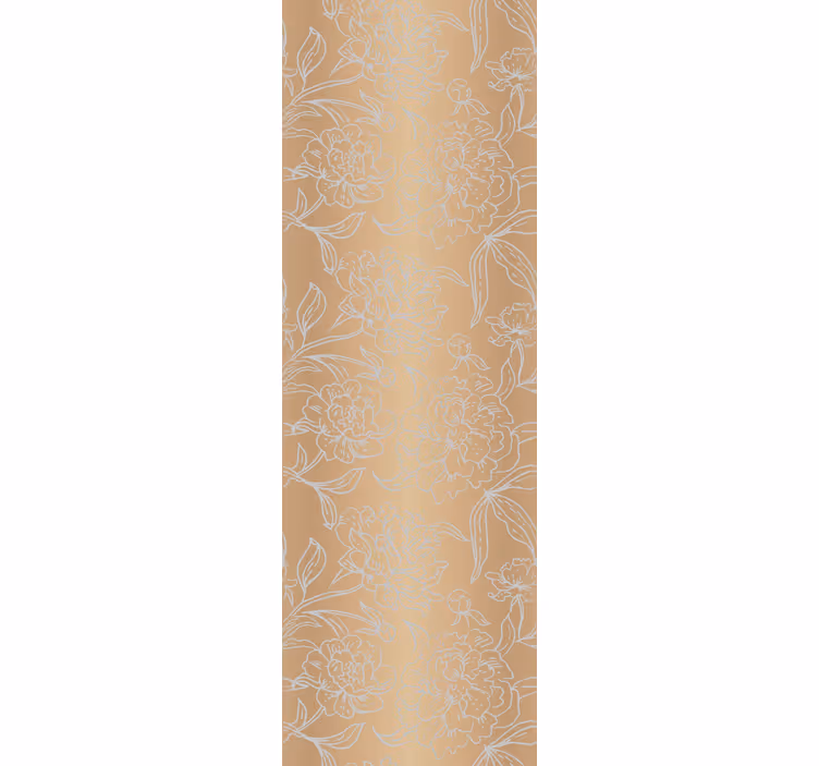 Floral wallpaper with subtle floral touches - TenStickers