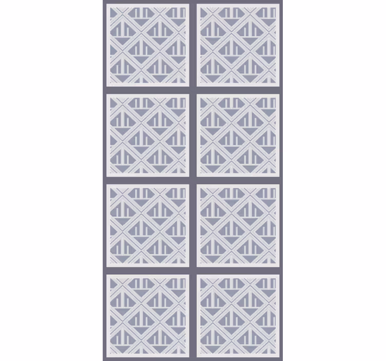 Geometric Block Layout textured wallpaper - TenStickers