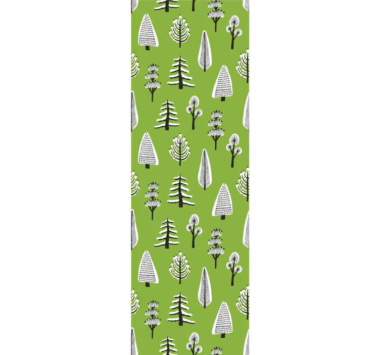 Green Tree Arrangement nature wallpaper - TenStickers