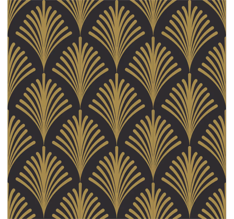 1920's golden glamour retro wallpaper - TenStickers