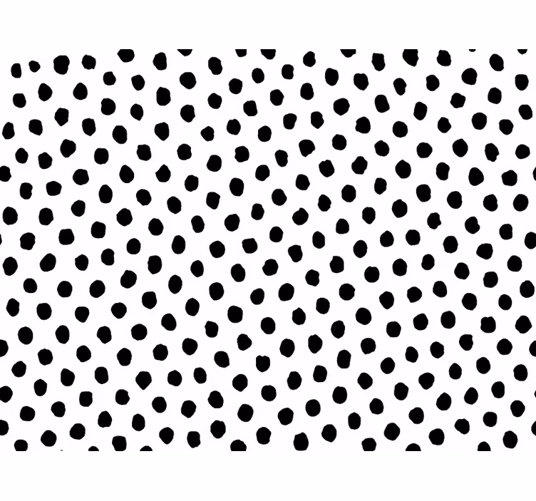 Black and white Dalmata cute dog wallpaper - TenStickers